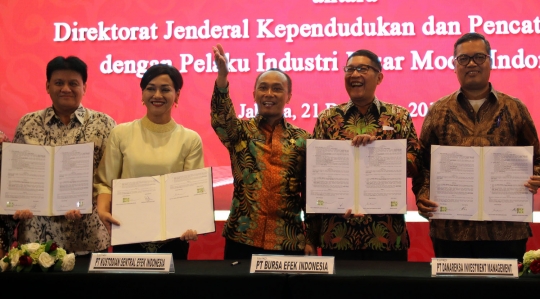 Kerjasama Pemanfaatan Data Kependudukan untuk Pembukaan Rekening Investasi