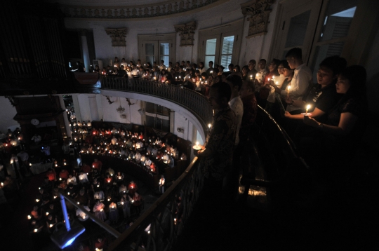 Misa Malam Natal di Gereja Immanuel