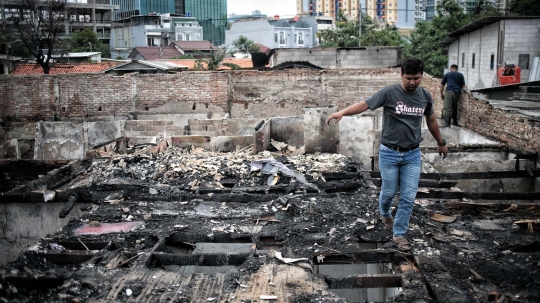 Kondisi Puluhan Rumah Pasca Kebakaran Kebon Kosong di Kemayoran