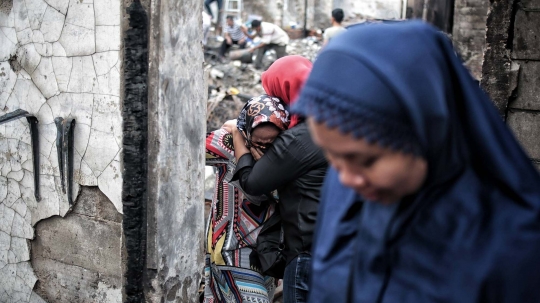 Kondisi Puluhan Rumah Pasca Kebakaran Kebon Kosong di Kemayoran