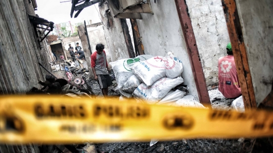 Kondisi Puluhan Rumah Pasca Kebakaran Kebon Kosong di Kemayoran