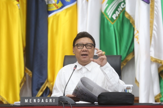 Mendagri Pimpin Rapat Laporan Akhir Tahun 2018