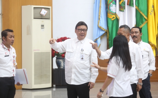 Mendagri Pimpin Rapat Laporan Akhir Tahun 2018