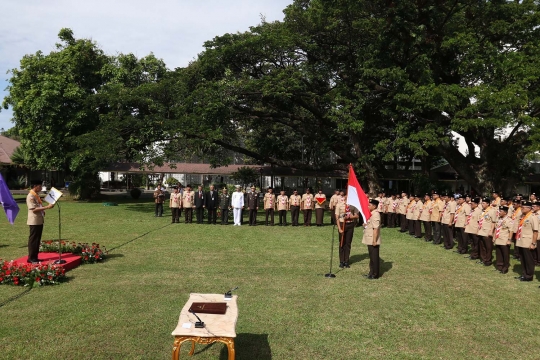 Presiden Jokowi Lantik Budi Waseso Jadi Ketua Kwarnas Pramuka