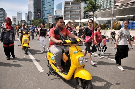 Serunya Berkeliling di CFD dengan Sepeda Listrik Migo e-Bike