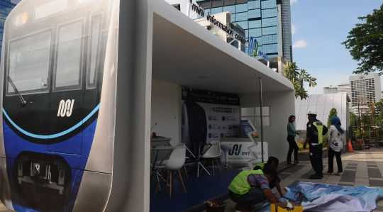 Menengok Pusat Layanan Informasi MRT di Jakarta