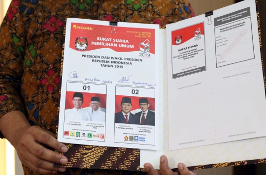 Sah, Surat Suara Pilpres 2019 Resmi Divalidasi dan Disetujui