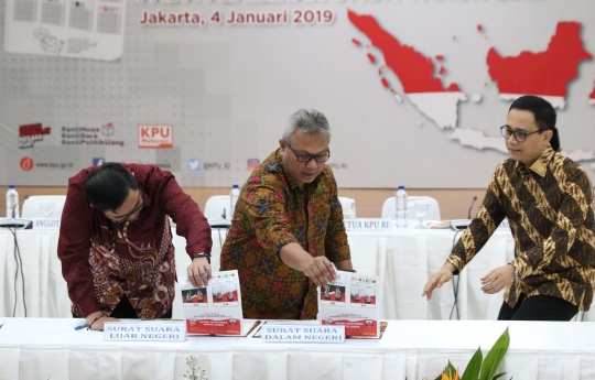 Sah, Surat Suara Pilpres 2019 Resmi Divalidasi dan Disetujui