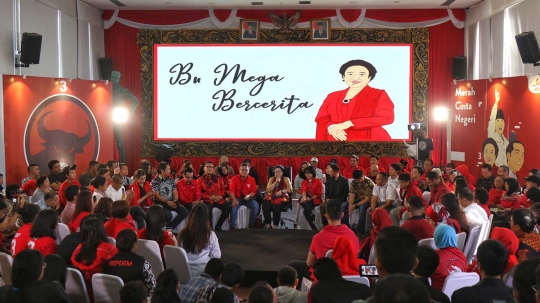 HUT PDIP, Megawati Berdialog dengan Elemen Muda