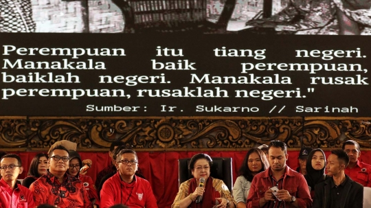 HUT PDIP, Megawati Berdialog dengan Elemen Muda