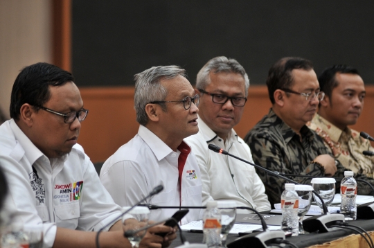 KPU Bahas Teknis Debat Pertama Capres-Cawapres