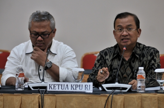 KPU Bahas Teknis Debat Pertama Capres-Cawapres