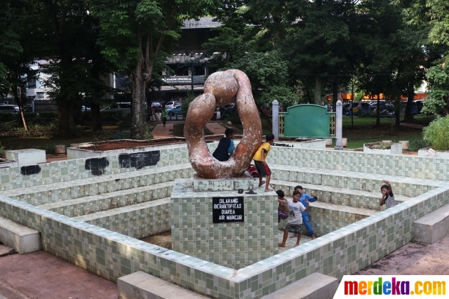 Foto Begini Kondisi Taman Puring Yang Akan Direvitalisasi