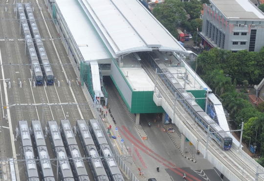 Melihat Progres Terminal MRT Lebak Bulus yang Beroperasi Maret 2019