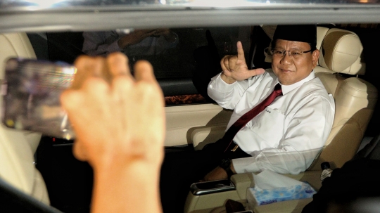 Kekompakan Prabowo-Sandi Berangkat Menuju Debat Capres