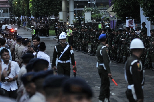 TNI-Polri Amankan Debat Capres di Bidakara