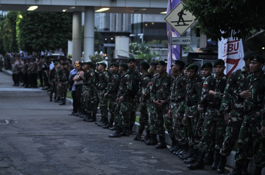 TNI-Polri Amankan Debat Capres di Bidakara