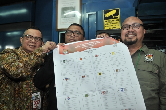 Intip Proses Pencetakan Surat Suara untuk Pemilu Legislatif 2019