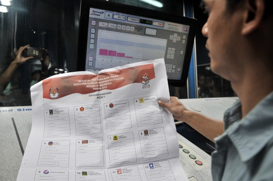 Intip Proses Pencetakan Surat Suara untuk Pemilu Legislatif 2019