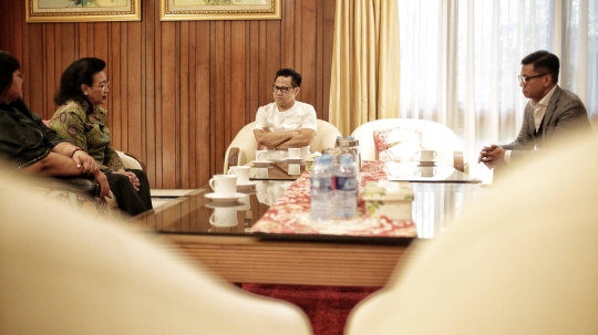 Bahas Pemilu, Pimpinan DPD RI Sambangi Rumah Cak Imin