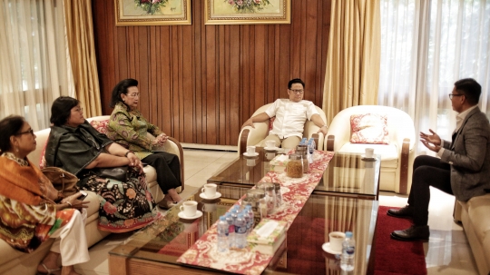 Bahas Pemilu, Pimpinan DPD RI Sambangi Rumah Cak Imin
