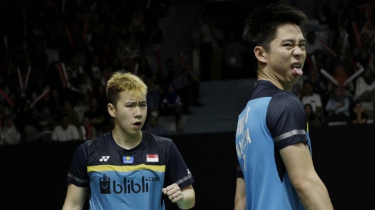 Melalui 3 Set, Kevin Sanjaya / Marcus Gideon Melangkah ke 16 Besar