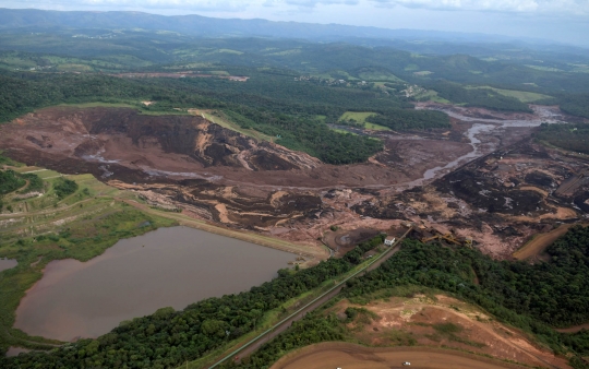 Penampakan Bendungan Jebol di Brasil yang Tewaskan 58 Orang