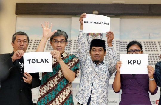 Kelompok Organisasi Pemerhati Pemilu Tolak Kriminalisasi KPU