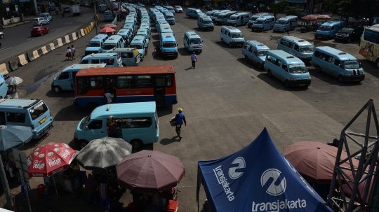 Pengguna Transportasi Umum di Jakarta Semakin Menurun