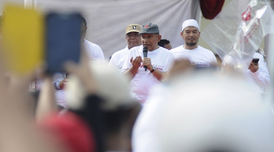 Ribuan Relawan Roemah Djoang Prabowo Sandi Ramaikan Jalan Sehat