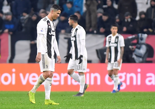 Ekspresi Kekesalan Ronaldo Saat Juventus Ditahan Imbang Parma