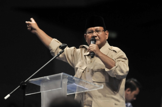 Prabowo Hadiri Peringatan HUT ke-20 KSPI