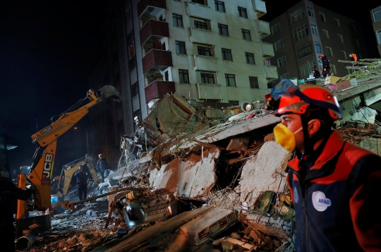 Ini Apartemen di Turki yang Runtuh dan Tewaskan 2 Orang