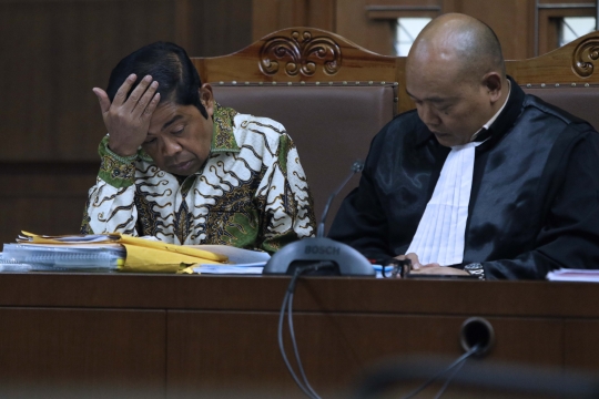 Jalani Sidang Lanjutan, Idrus Marham Dengarkan Kesaksian Jaksa KPK