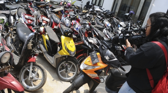 Beginilah Kondisi Motor yang Dirusak Pemiliknya lantaran Tak Mau Ditilang