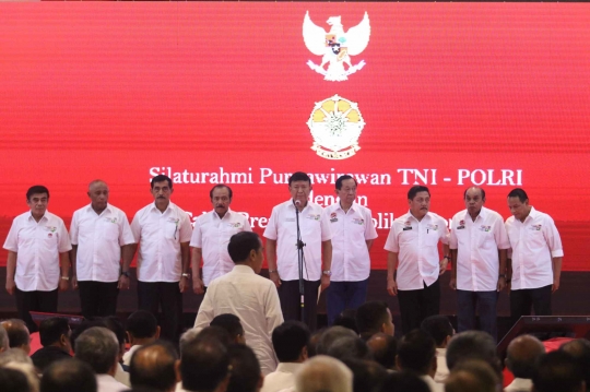 Ratusan Purnawirawan TNI-Polri Deklarasi Dukung Jokowi-Maruf