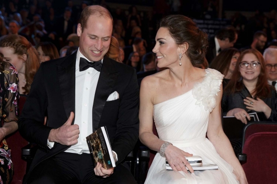 Gaya Pangeran William dan Kate Middleton Saat Hadiri BAFTA