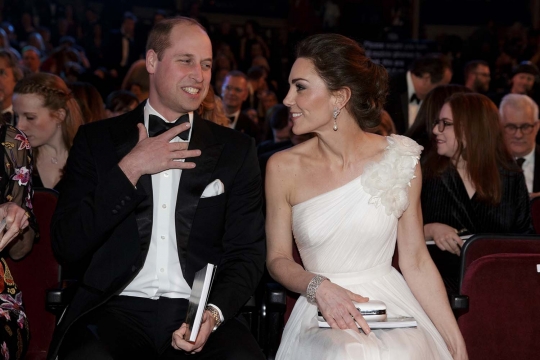 Gaya Pangeran William dan Kate Middleton Saat Hadiri BAFTA