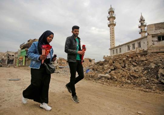 Cara Aktivis Irak Tunjukan Kasih Sayang di Hari Valentine