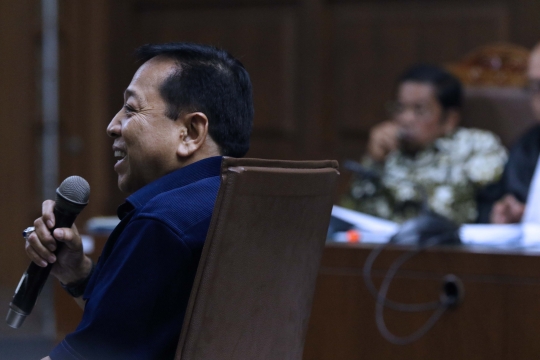 Setya Novanto dan Johanes Kotjo Bersaksi di Sidang Idrus Marham