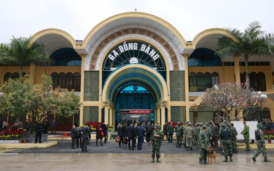 Pengamanan Stasiun di Vietnam Diperketat Jelang Kedatangan Kim Jong-un