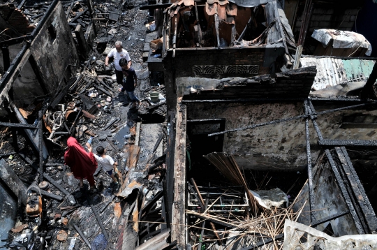 Puluhan Rumah di Tamansari Ludes Terbakar