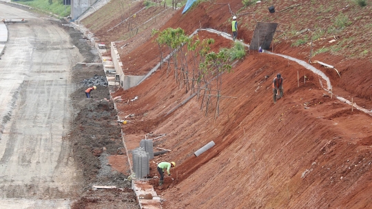 Ditargetkan Rampung April 2019, Pengerjaan Tol Cijago Seksi II Dikebut