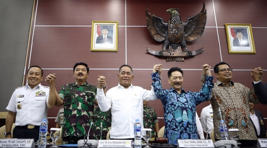 Panglima TNI dan Menhan Hadiri Rapat Pleno Badan Pengkajian MPR