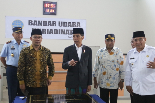 Jokowi Resmikan Bandara Tasikmalaya