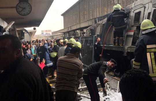 Kereta Terbakar di Mesir, 20 Orang Tewas dan 40 Luka-luka