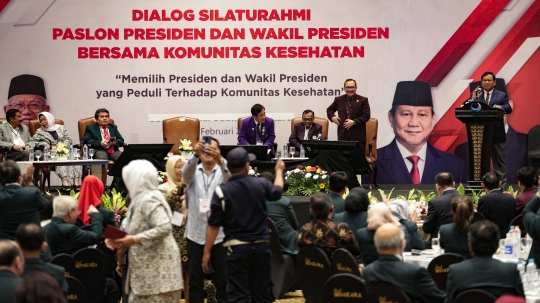 Prabowo Hadiri Acara Silaturahmi Komunitas Kesehatan