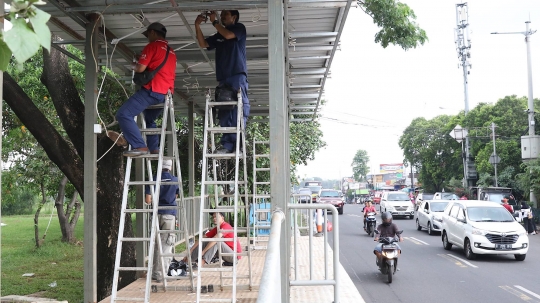 Permudah Akses, Halte Bus Transjakarta Dibangun di Kampung Rambutan