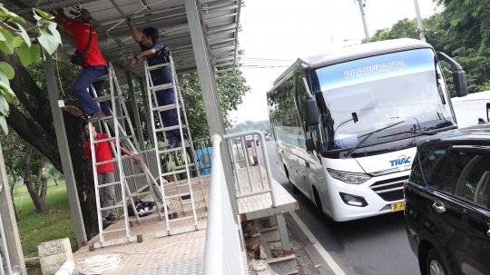 Permudah Akses, Halte Bus Transjakarta Dibangun di Kampung Rambutan