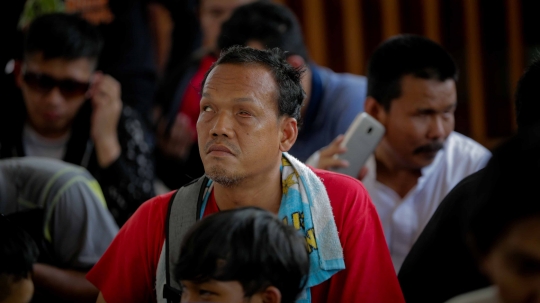 Aksi Damai Himpunan Disabilitas Netra Indonesia di Kemensos